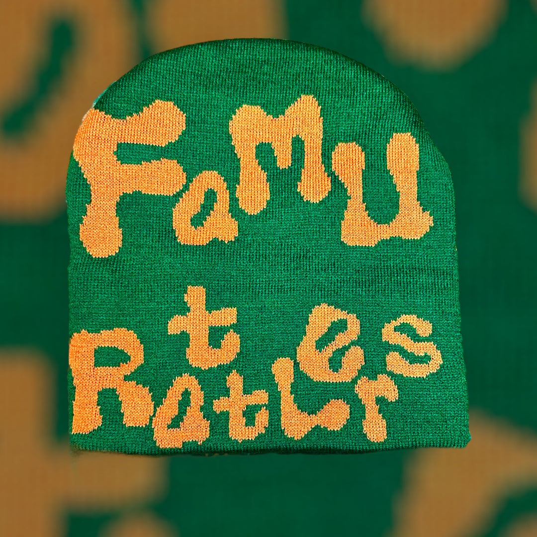 Green-Orange FAMU Beanie